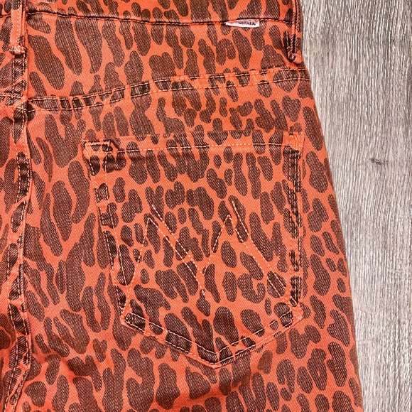 Mother High Waisted Looker Ankle Fray Jeans 27 - Picture 5 of 12